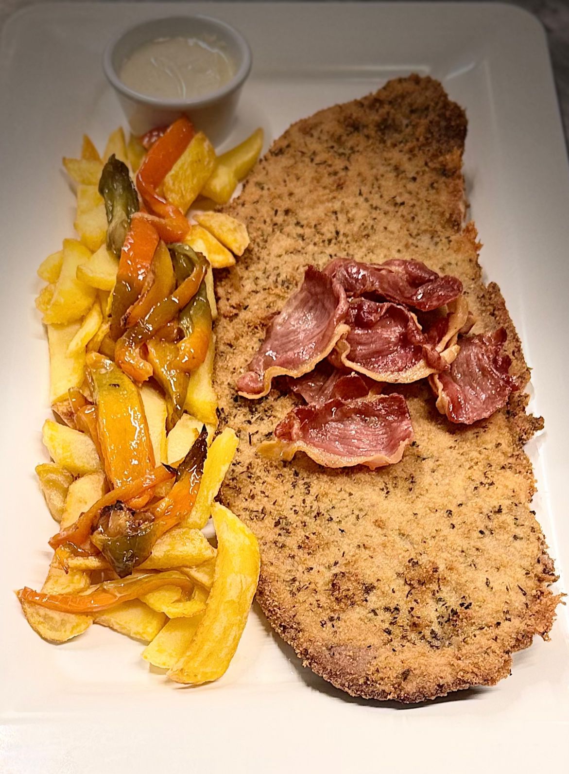 Cachopo tradicional de El Llavianu